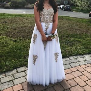 Champagne Prom Dress